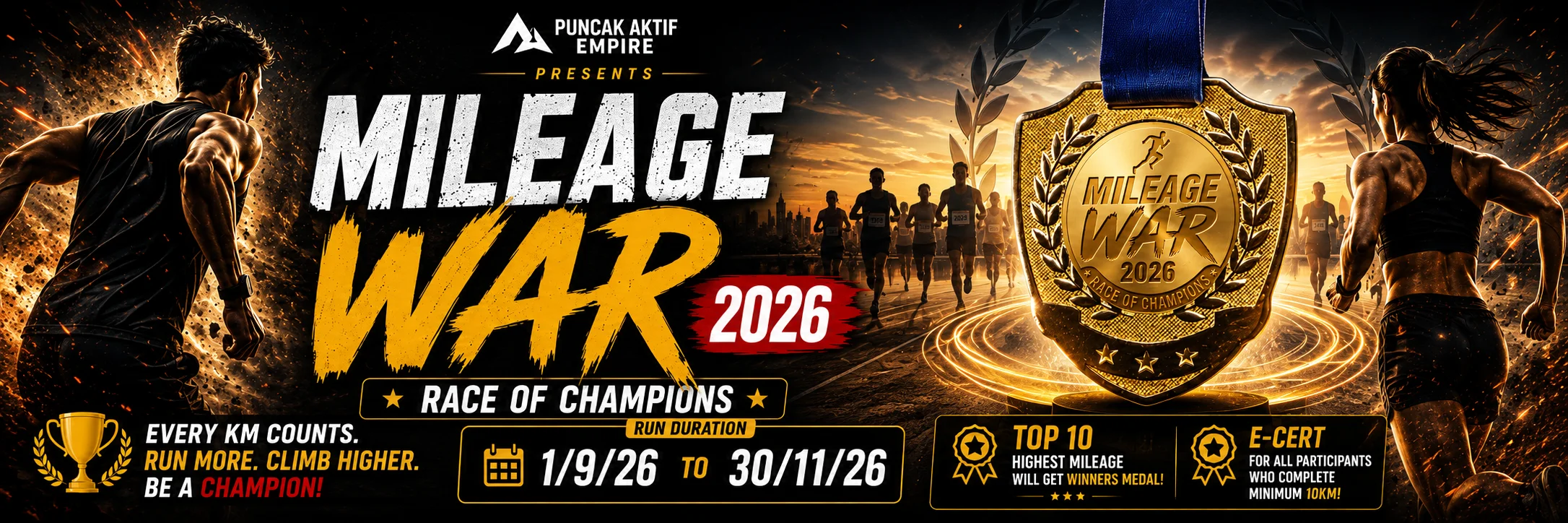 Mileage War 2026 : Race of Champions